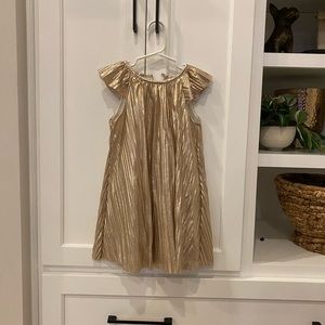Girls gold party dress. Osh Kosh size 3T